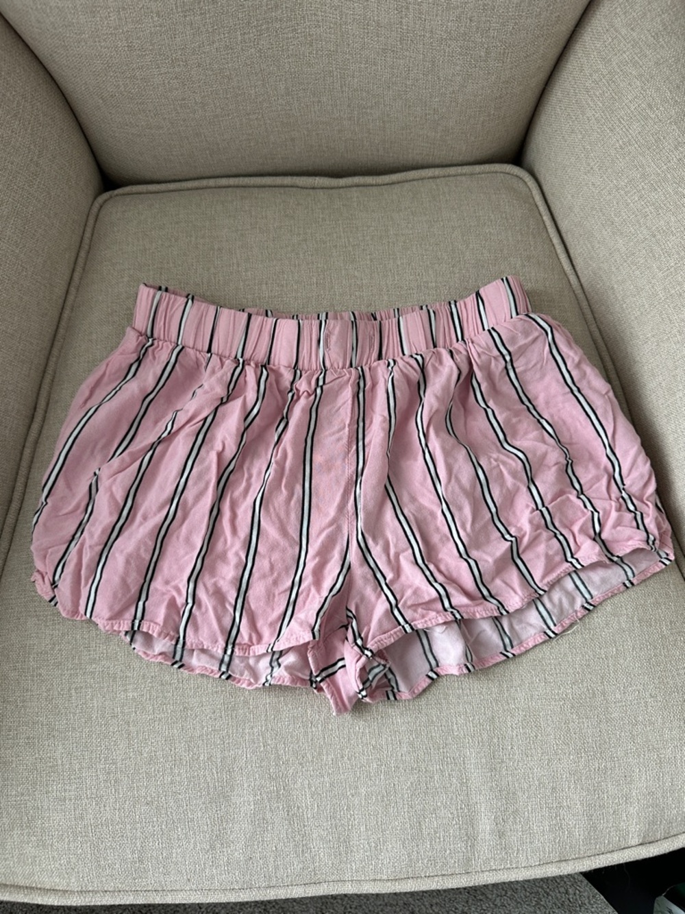 forever 21 pajama pink pajama shorts with stripes